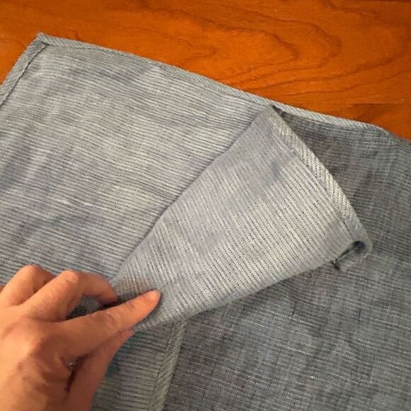 Kasper women’s 100% linen side slit midi skirt size 10 - Picture 7 of 8